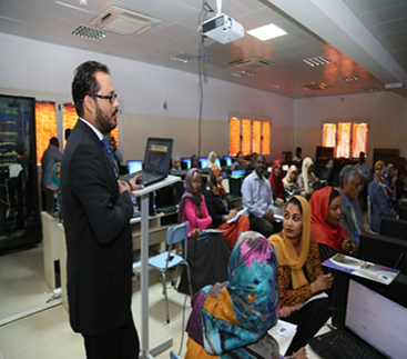 Participants at international training